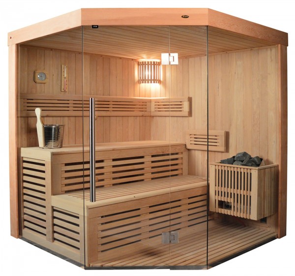 Sauna TS 4013 Eco-Ofen, 180x180cm